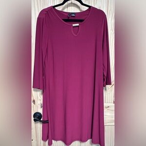 New Directions Women's Tunic in Deep Pink